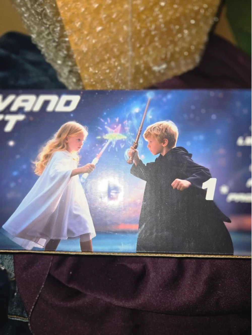 Toy wand set wizard